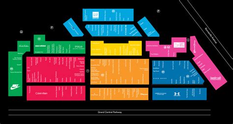 north premium outlet map.